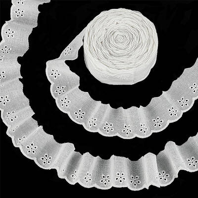 Polyester Hollow Flower Lace Trim