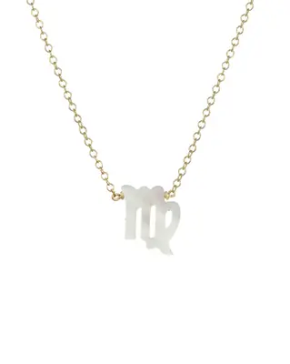 Zodiac Necklace | Metal Color: Gold | Sign: Virgo