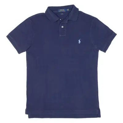 POLO RALPH LAUREN Slim Fit Mens Polo Shirt Blue M