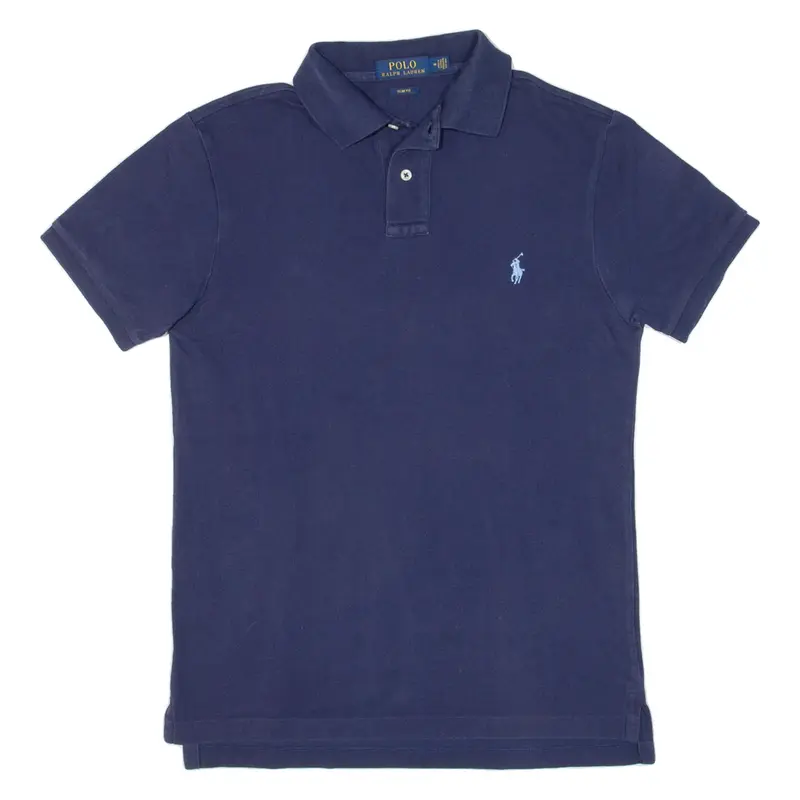 POLO RALPH LAUREN Slim Fit Mens Polo Shirt Blue M