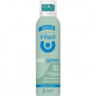 Infasil Infasil Green Deodorant Spray Neutral Fragrance 125 Ml