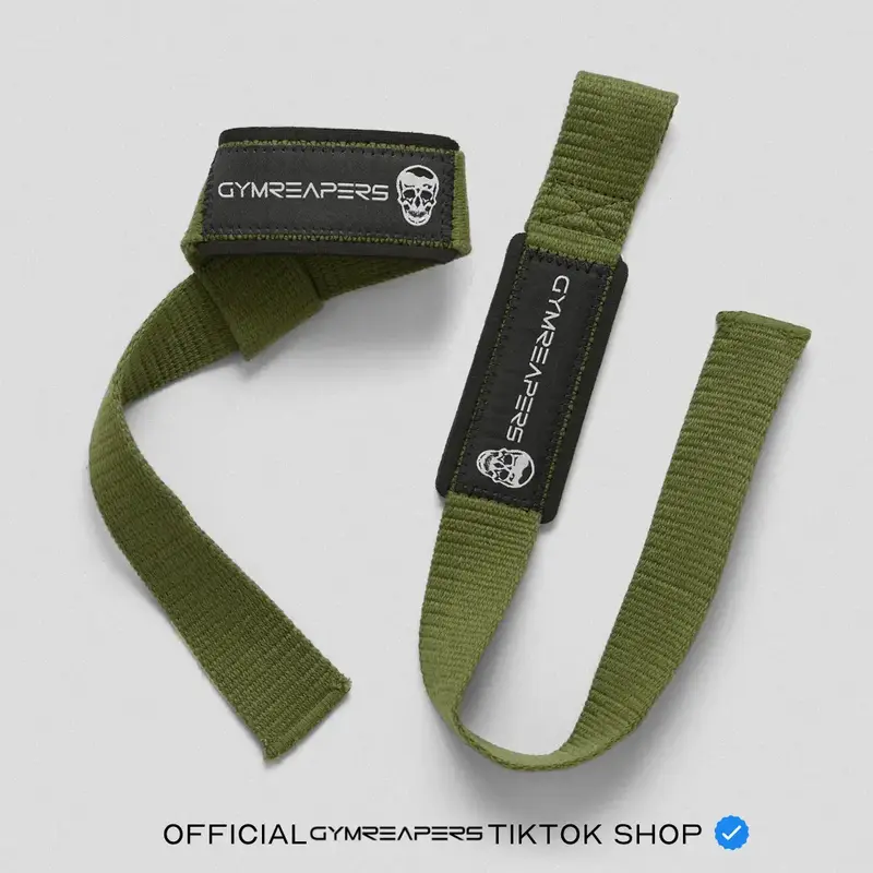 Lifting Straps | Premium Padded Weightlifting Straps - Green