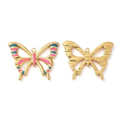 304 Stainless Steel Enamel Pendants