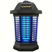 GOOTOP T6 Outdoor Electric Bug Zapper, Mosquito Zapper and Fly Trap, 3-Prong Plug, 90-130V, ABS Plastic Housing