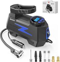 Tire Inflator Portable Air Compressor, DC 12V Tire Air Pump with LED and 150PSI Digital Pressure Gauge, Portable Tire Inflato...