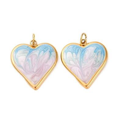 304 Stainless Steel Enamel Pendants