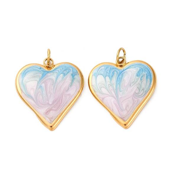 304 Stainless Steel Enamel Pendants