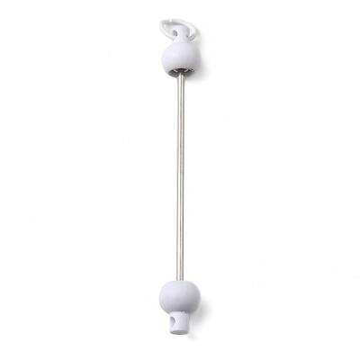 Plastic Beadable Keychain Bar for Jewelry Making DIY Crafts