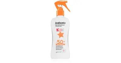 Babaria Spray solare per bambini SPF 50+ - Spray solare per bambini 200 ml