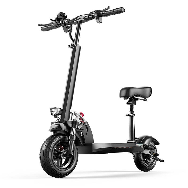 Foldable Electric Scooter with Seat 32MPH Electric Sled Dual Brake & Suspension