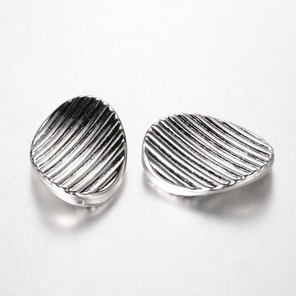 Twist Oval CCB Plastic Beads