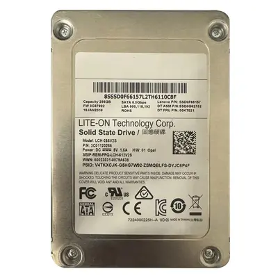 SSD0F66157 Lenovo 256GB MLC SATA 6GB/s 2.5-Inch Internal Solid State Drive