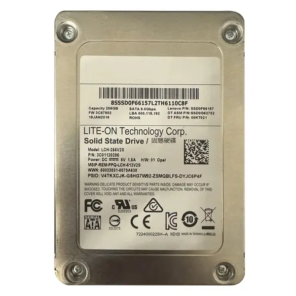 SSD0F66157 Lenovo 256GB MLC SATA 6GB/s 2.5-Inch Internal Solid State Drive