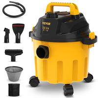 VEVOR Wet Dry Vac, Max 8 Gallon, 6 Peak HP, 3 in 1 Shop Vacuum with Blowing Function, Portable with Attachments to Clean Floo...