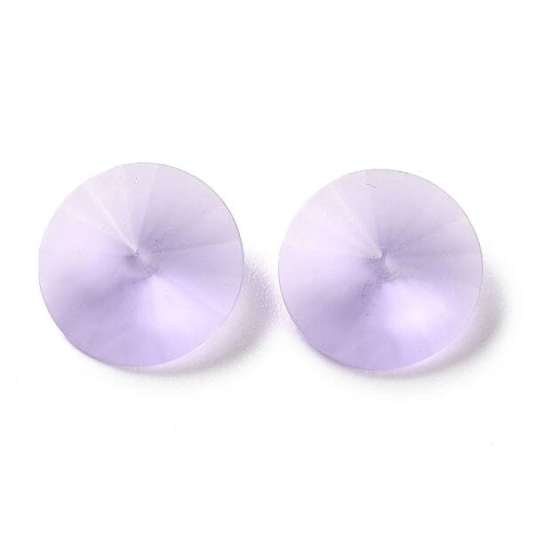 Frosted Glass Rhinestone Cabochons