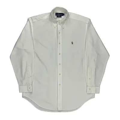 Yarmouth Ralph Lauren Shirt - Large White Cotton