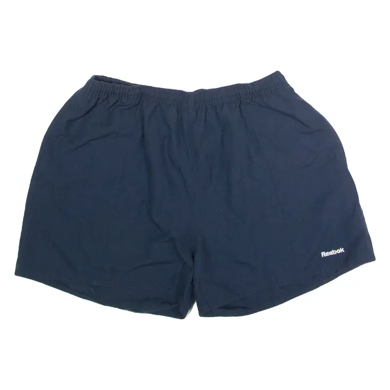 REEBOK Womens Sports Shorts Blue UK 14 W24