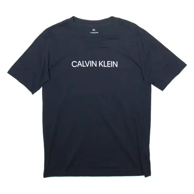 CALVIN KLEIN Mens T-Shirt Black S