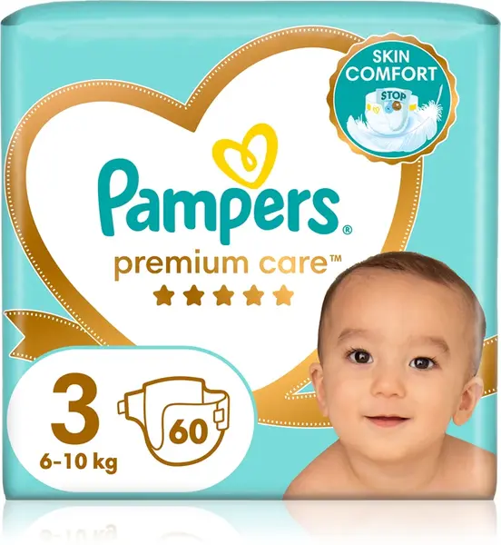Pampers Premium Care size 3 disposable diaper 6-10 kg 60 pieces