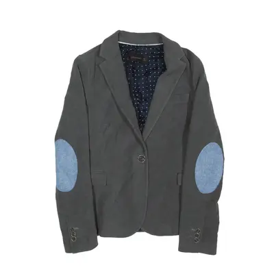ZARA BASIC Blazer Jacket Grey Womens M