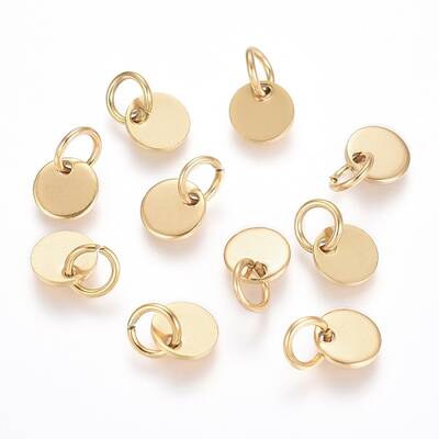 Ion Plating(IP) 304 Stainless Steel Charms