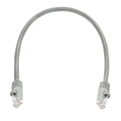 2287 Monoprice Cat6 Ethernet Patch Cable Snagless RJ45 Stranded 550MHz UTP Pure Bare Copper Wire 24AWG 1ft Gray