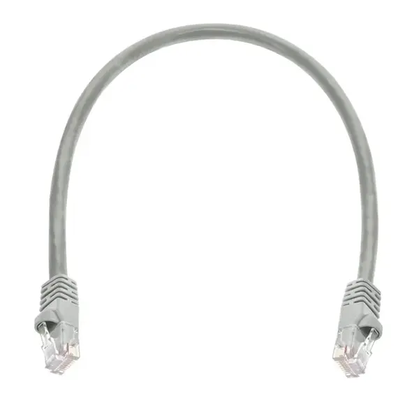 2287 Monoprice Cat6 Ethernet Patch Cable Snagless RJ45 Stranded 550MHz UTP Pure Bare Copper Wire 24AWG 1ft Gray