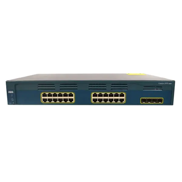 WS-C2970G-24TS-E-IM Cisco Catalyst 2970G-24TS Ethernet Switch - 24 Ports - Manageable - Gigabit Ethernet - 10/100/1000Base-T ...