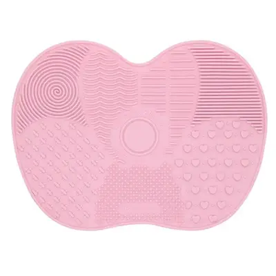 Comfort Silicone Makeup Brush Cleansing Mat, 1/3 Counts Cosmetic Brush Cleaning Pad with Suction Cup, Lightweight Makeup Brus...