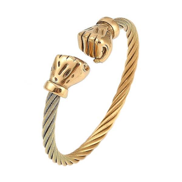 Ion Plating(IP) 304 Stainless Steel Bangles for Women