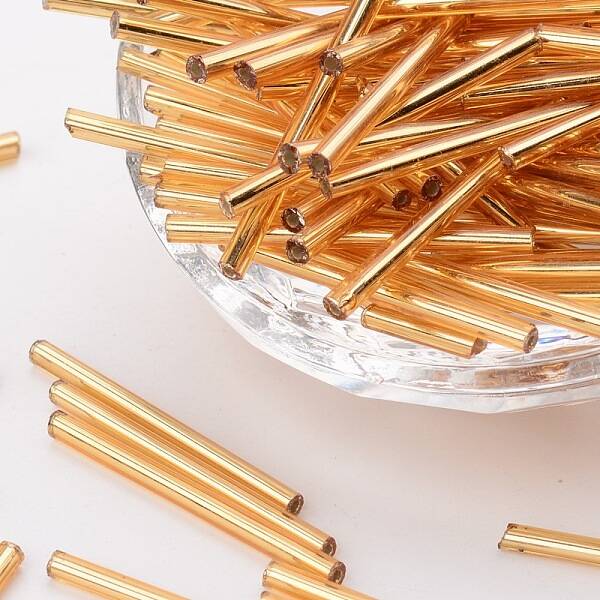 Glass Bugle Beads