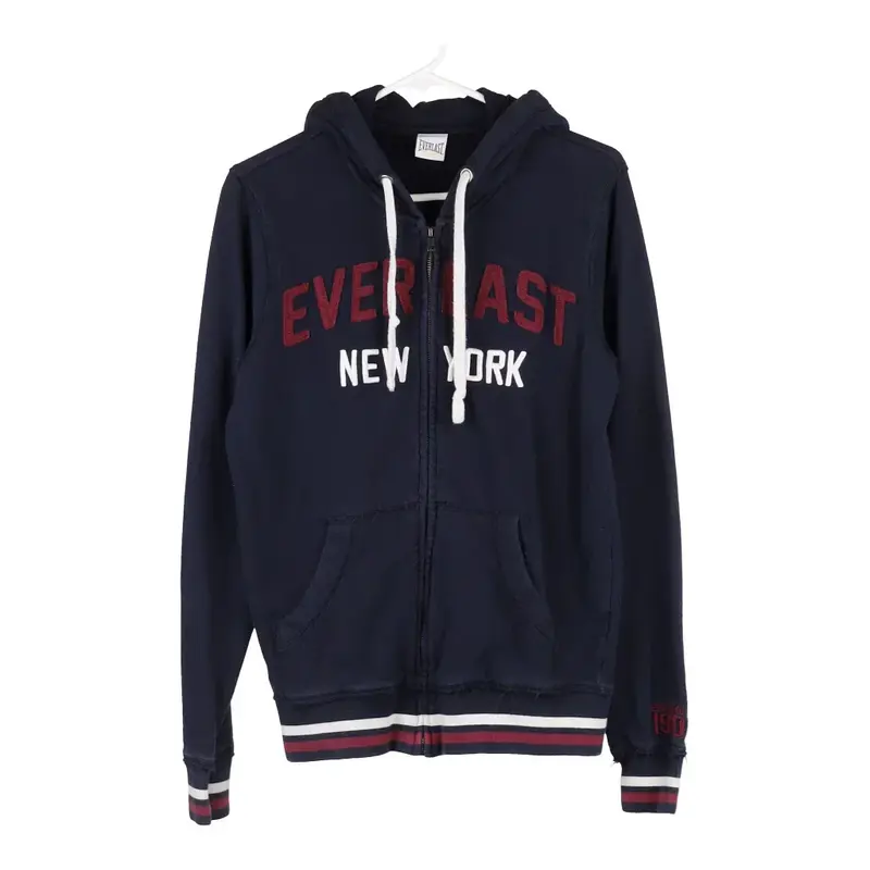Everlast Spellout Hoodie - Small Navy Cotton