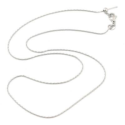 Adjustable Slider Brass Boston Link Chain Necklaces for Men Women