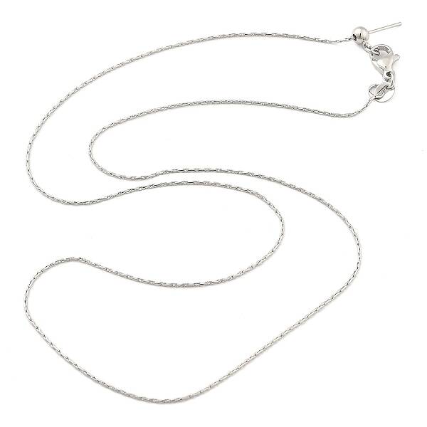 Adjustable Slider Brass Boston Link Chain Necklaces for Men Women