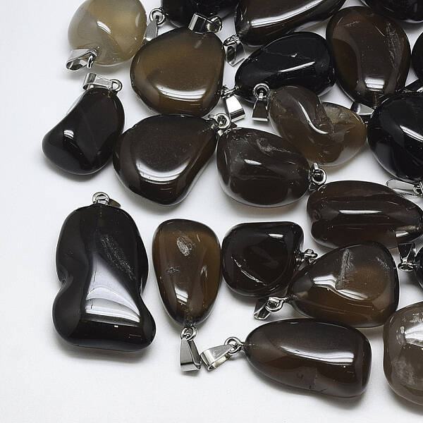 Natural Smoky Quartz Pendants