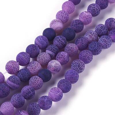 Natural Weathered Agate Beads Strands