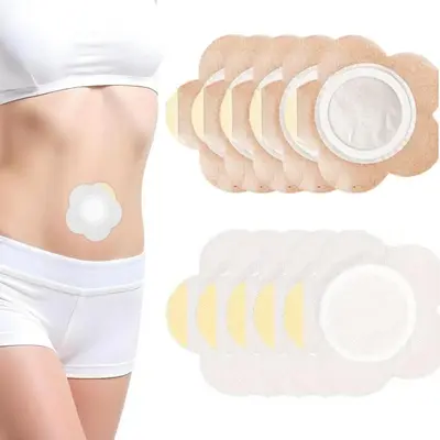 Deep Cleansing,Sleep Detox,Belly Button Patches,Non-woven Fabric Belly Button Patches,No Need Wash,Flower-Shaped Style.