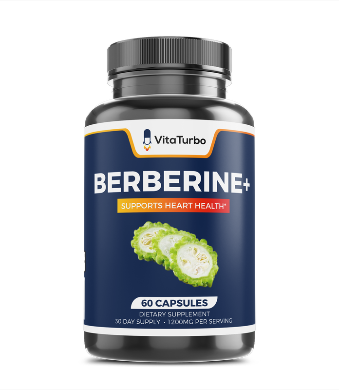 Berberine+  60 Capsules - 1200mg Per Serving