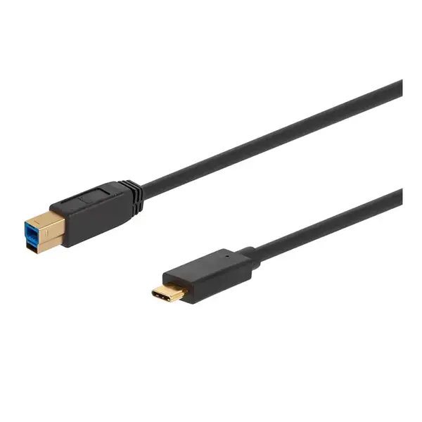 38614 Monoprice Select USB 3.0 USB-C to USB-B Cable 6ft Black