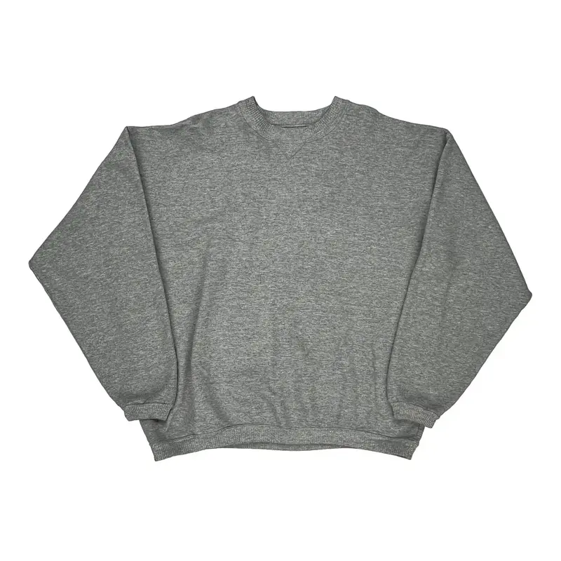 Champion Sweatshirt - XL Grey Cotton Blend
