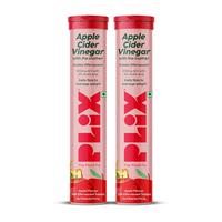 Plix Life, Apple Cider Vinegar Effervescent Tablets with 700mg ACV 2/4/8/12 Pack, Fitness and Healthcare, Edible Supplement -...