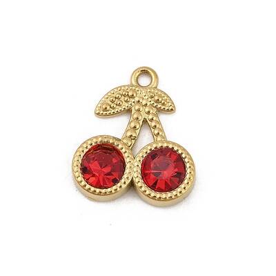 304 Stainless Steel Glass Charms
