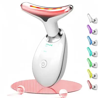 Facial Massager Tool, Skin Care and Double Chin Neck Massage, Face Sculpting Tool with Thermals, Portable Facial Beauty Devic...