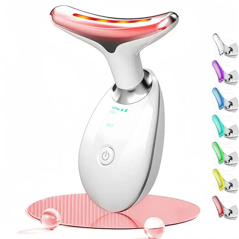 Facial Massager Tool, Skin Care and Double Chin Neck Massage, Face Sculpting Tool with Thermals, Portable Facial Beauty Devic...