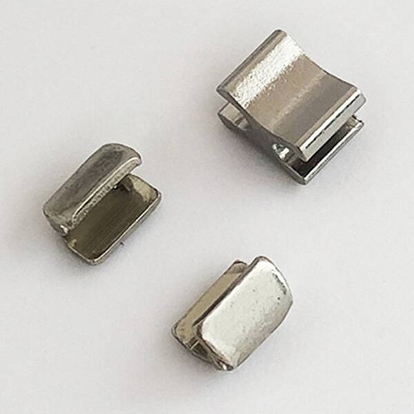 Brass Zipper Top Stops