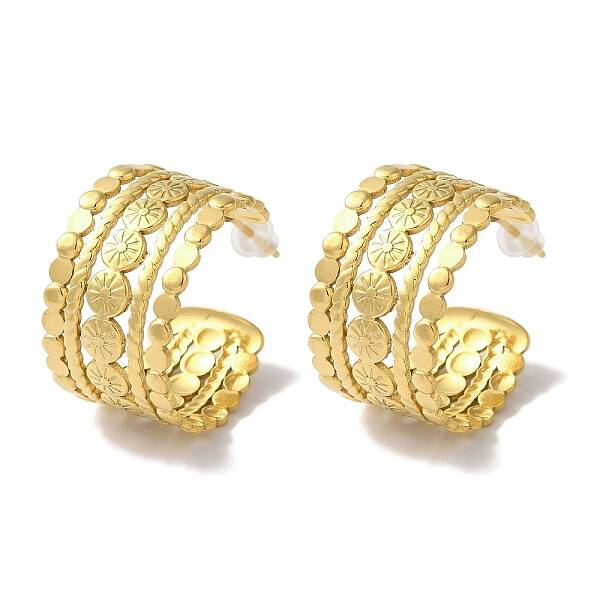 PVD Vacuum Plating 201 Stainless Steel Studs Earring