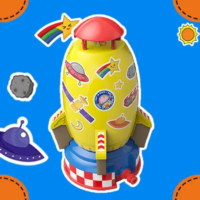 Rocket Launcher Toys Outdoor Rocket Water Pressure Lift Sprinkler Toy Fun Interaction In Garden Lawn Water Spray Toys For Kid...