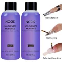 Nail Extension Acrylic Liquid Monomer System, 2 Counts Professional Nail Art Acrylic Liquid, Nail Polish for Salon & DIY Use
