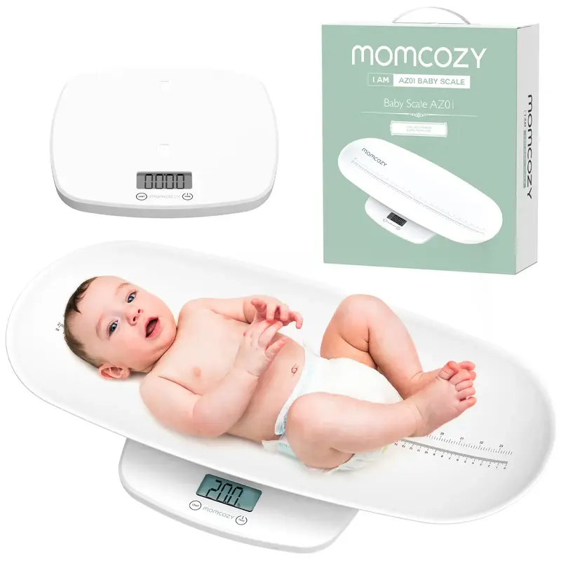 Momcozy Baby Scale, Multi-Function Scale for Toddler, Children, Adult, Removable, Weight ,Height Measurement,Up to 330lb Heal...