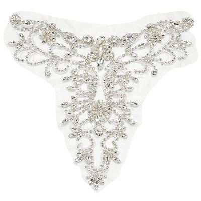 1Pc Rhinestone Iron on/Sew on Patches